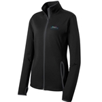 KC115<br> Sport-Tek® Ladies Sport-Wick® Stretch Contrast Full-Zip Jacket